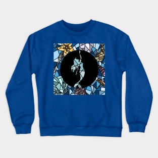 Little Mermaid Stained Glass Crewneck Sweatshirt